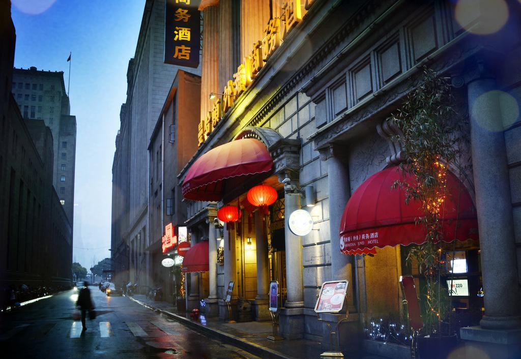 Manhattan Bund Business Hotel Shanghái Exterior foto